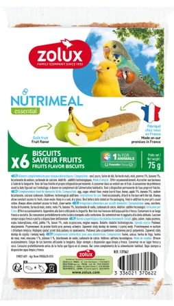 Biscuit oiseau nutrimeal pom/banane x6