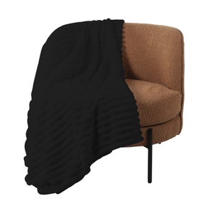 Coussin-plaid iro cotele 4545 / 150x200 noir