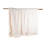 Coussin-plaid iro cotele 4545 / 150x200 blanc