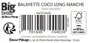 Balayette long manche, fibres coco, en bois fsc, REMUE MENAGE