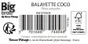 Balayette, manche court, fibres coco, en bois fsc, REMUE MENAGE