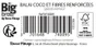 Balai coco 29cm, zébré, en bois fsc, REMUE MENAGE