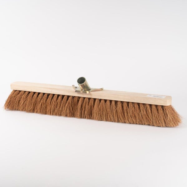 Balai coco 60cm avec douille métal, en bois fsc, REMUE MENAGE