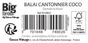 Balai coco 60cm avec douille métal, en bois fsc, REMUE MENAGE