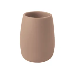 Gobelet de salle de bains céramique cappucino Sven