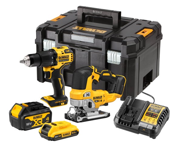 Pack de 2 outils sans fils DEWALT Dck2073mdt-qw, 2 batteries 2Ah