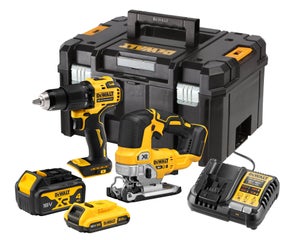 Pack de 2 outils sans fils DEWALT Dck2073mdt-qw, 2 batteries 2Ah
