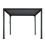Pergola Start aluminium lame acier gris 300x300cm