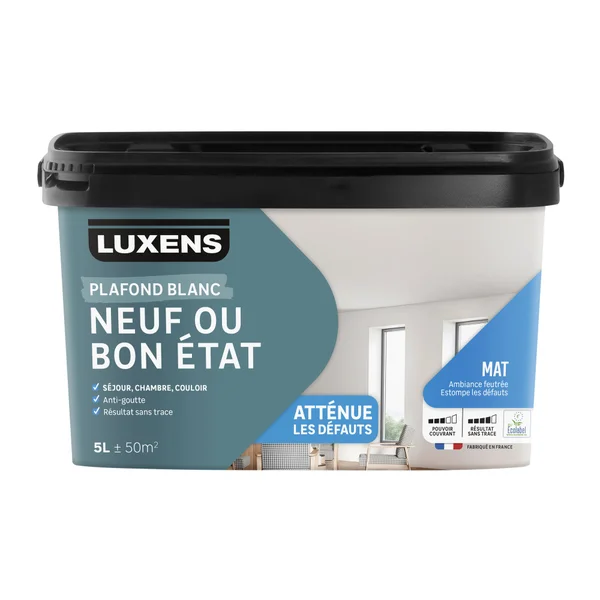 Peinture plafond mat LUXENS Neuf ou bon état 5L