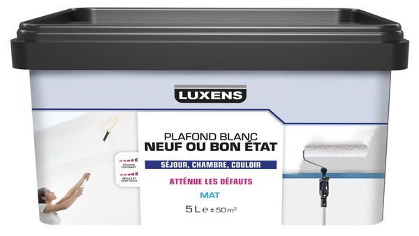 Peinture plafond mat LUXENS Neuf ou bon état 5L