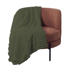 Coussin-plaid iro cotele 4545 / 150x200 vert kaki