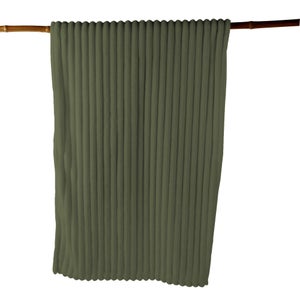 Coussin-plaid iro cotele 4545 / 150x200 vert kaki
