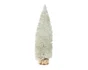 Mini sapin intérieur bois brush d15/h53cm blanc/nacre