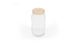 Bocal à vrac vis 1,6l dima.82, couvercle imitation bois, Le Pratique
