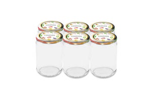 Pack de 6 bocaux stérilisables à vis twist off 500ml diam.85mm Le Pratique