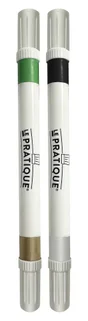 Lot de 2 marqueurs bocaux double mines Le Pratique