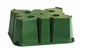 Récupérateur d'eau BELLI rectangulaire vert, 500 l