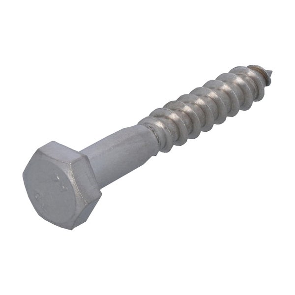 Tirefond 6x30 inox A4 lot de 10 pieces