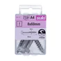 Tirefond 8x60 inox A4 lot de 4 pieces