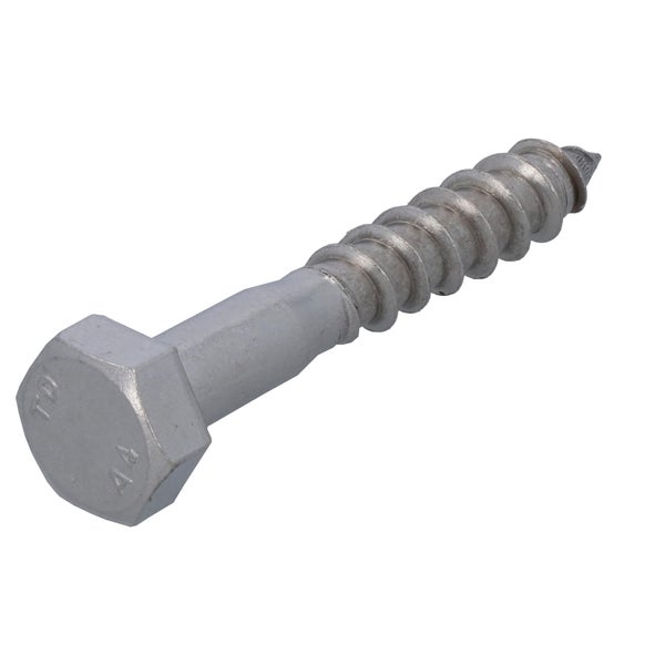 Tirefond 8x40 inox A4 lot de 6 pieces