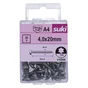Vis agglo tete ronde pozidriv 4x20 inox A4 lot de 30 pieces