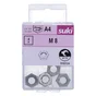 Ecrou 6 pans diametre 8mm inox A4 lot de 4 pieces