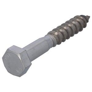 Tirefond 12x80mm inox A4 piece