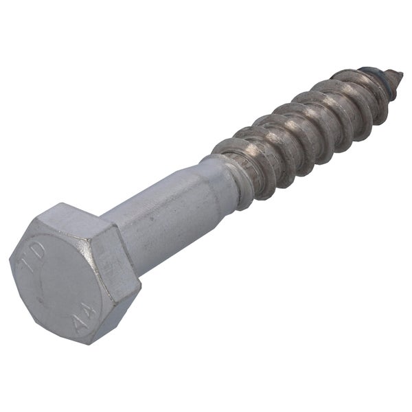 Tirefond 12x80mm inox A4 piece