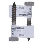 Tirefond 12x80mm inox A4 piece