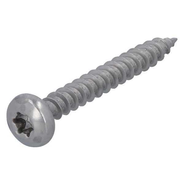 Vis agglo tete ronde pozidriv 5x30 inox A4 lot de 12 pieces