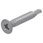 Vis tole tete fraisee 4,8x25 inox A4 lot de 12 pieces