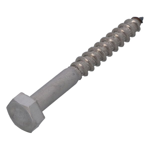 Tirefond 7x60 inox A4 lot de 4 pieces