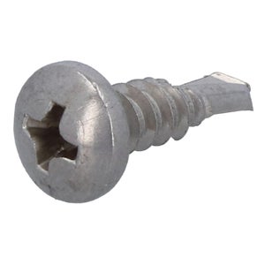 Vis tole tete ronde 4,8x16 inox A4 lot de 18 pieces