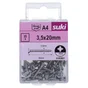 Vis agglo tete fraisee pozidriv 3,5x20 inox A4 lot de 35 pieces