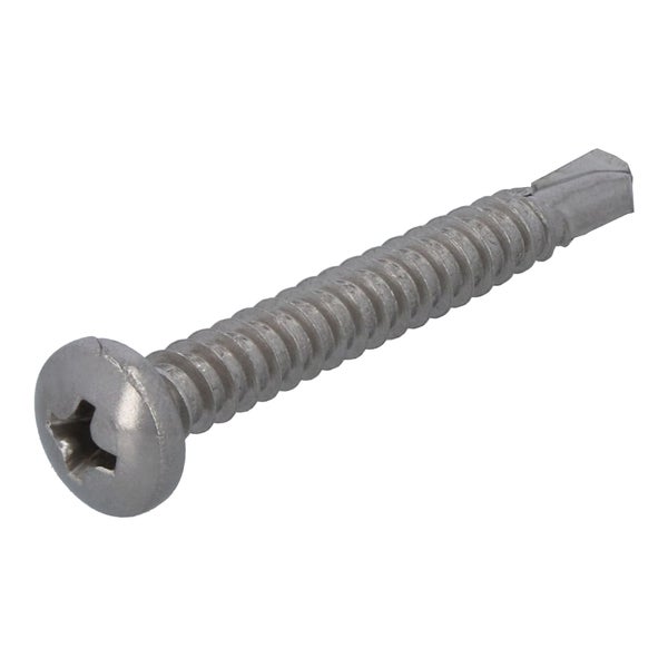 Vis tole tete ronde 4,8x38 inox A4 lot de 6 pieces
