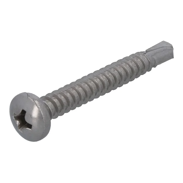 Vis tole tete ronde 4,8x38 inox A4 lot de 6 pieces