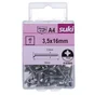 Vis agglo tete fraisee pozidriv 3,5x16 inox A4 lot de 40 pieces