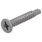Vis tole tete fraisee 3,9x25 inox A4 lot de 14 pieces