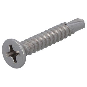 Vis tole tete fraisee 3,9x25 inox A4 lot de 14 pieces