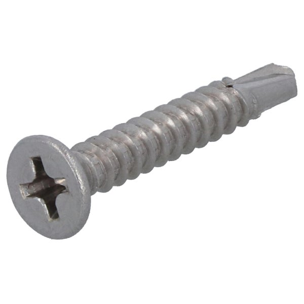 Vis tole tete fraisee 3,9x25 inox A4 lot de 14 pieces