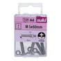 Boulon poelier 5x60 inox A4 lot de 4 pieces