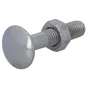 Boulon tete ronde collet carre 8x80 inox A4 lot de 10 pieces