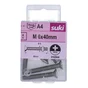 Boulon tete fraisee 6x40 inox A4 lot de 4 pieces
