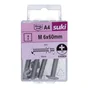 Boulon poelier 6x60 inox A4 lot de 4 pieces
