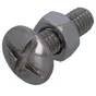 Boulon poelier 4x30 inox A4 lot de 4 pieces