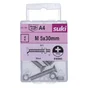 Boulon tete fraisee 5x30 inox A4 lot de 4 pieces