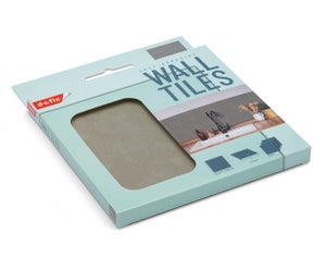 Plaque credence adhesive murale wall tiles 15x15 ciment vert lot de 6