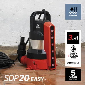 Pompe d'évacuation eau claire et chargée STERWINS Pompe sterwins sensor evac 3en