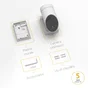 Caméra de surveillance extérieure sans fil SOMFY PROTECT Somfy outdoor 2 blanc