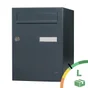Boîte à colis normalisée ECLIPSE acier anthracite mat RENZ, 1 porte extérieure